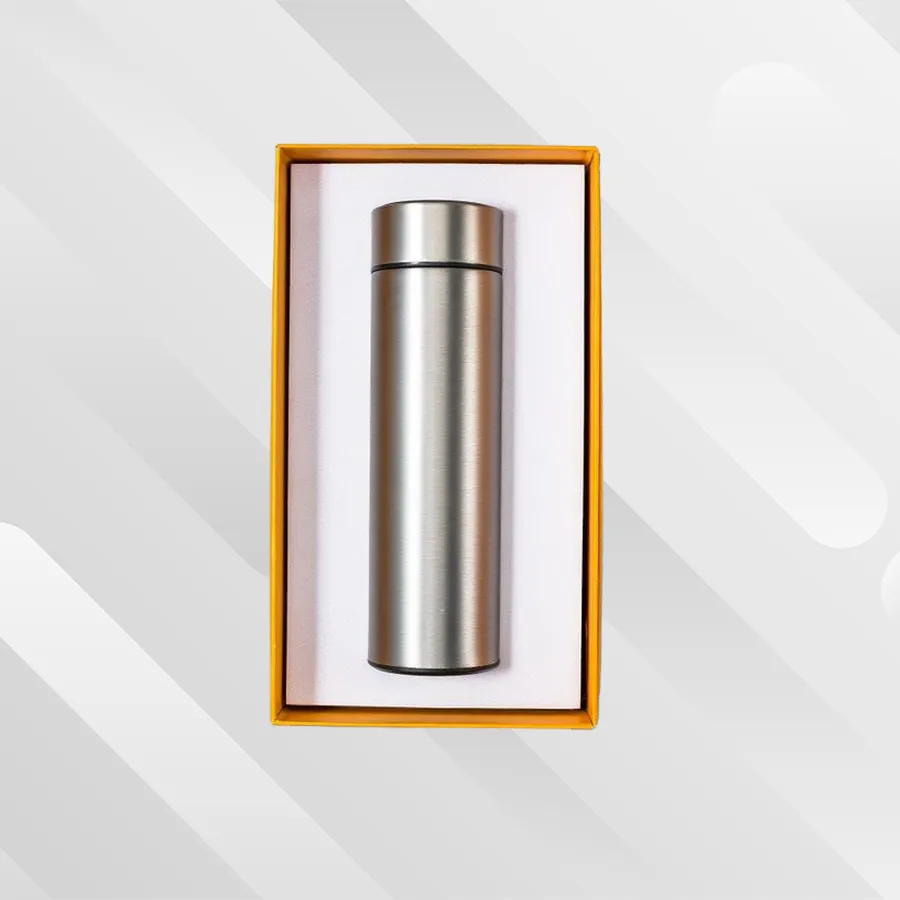 زجاجة مياه مزدوجة الجدار مع شاشة LED