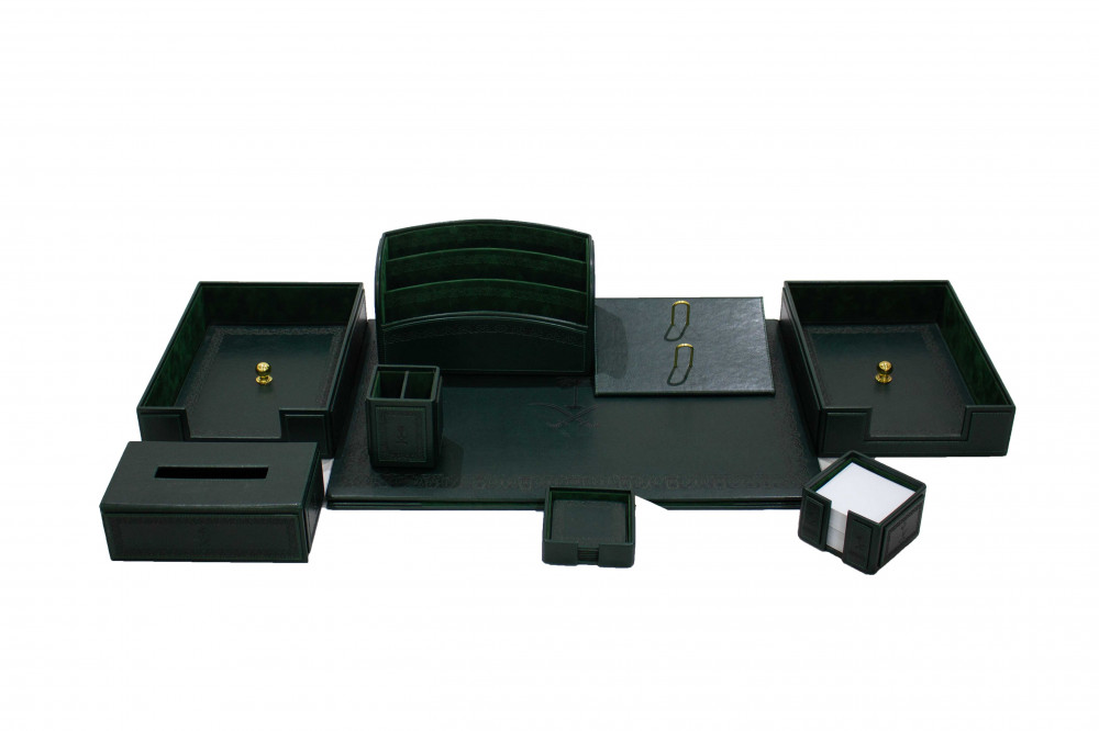 طقم المكتب جلد